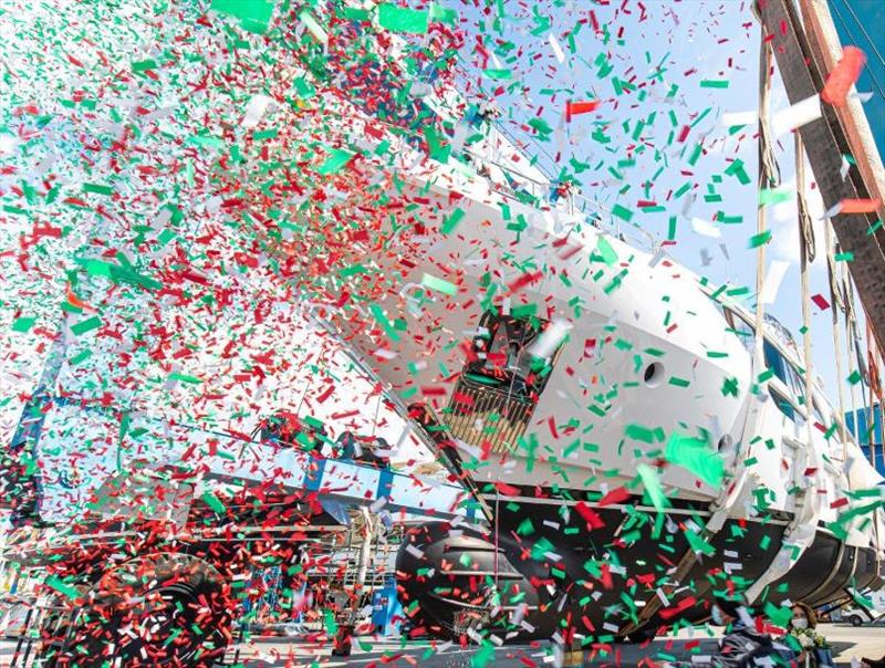 Benetti Delfino 95 launch ceremony - photo © Benetti