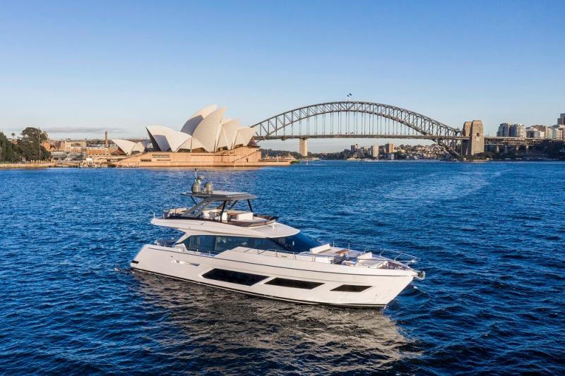 Ferretti Yachts 720 photo copyright Andrea Francolini taken at  and featuring the Power boat class