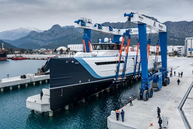 Time Off Yacht Support built by Damen Yachting launched - photo © Amels/Damen Yachting