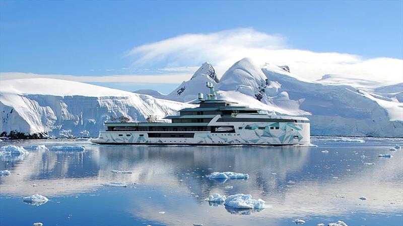 Damen Yachting SeaXplorer 105 - Polar dazzle livery - photo © John Gauldie