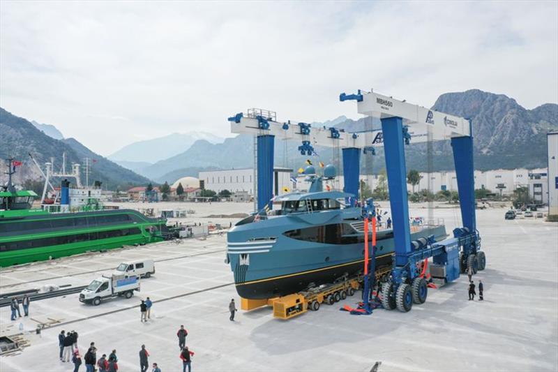 36m support ship PHI Phantom photo copyright Alia Yachts taken at  and featuring the Power boat class