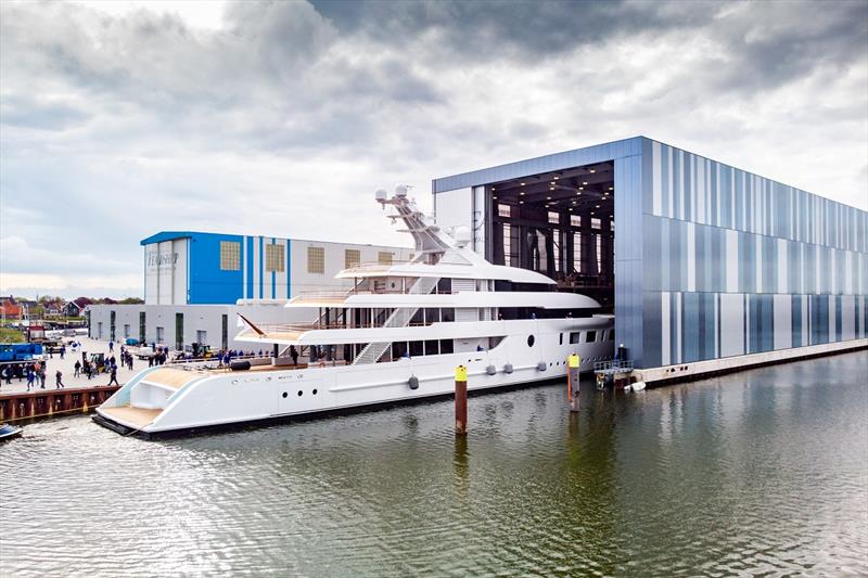 95-metre Bliss - photo © Feadship