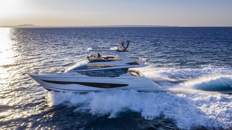 Pearl 62 - Running photo copyright Pearl Yachts taken at  and featuring the Power boat class