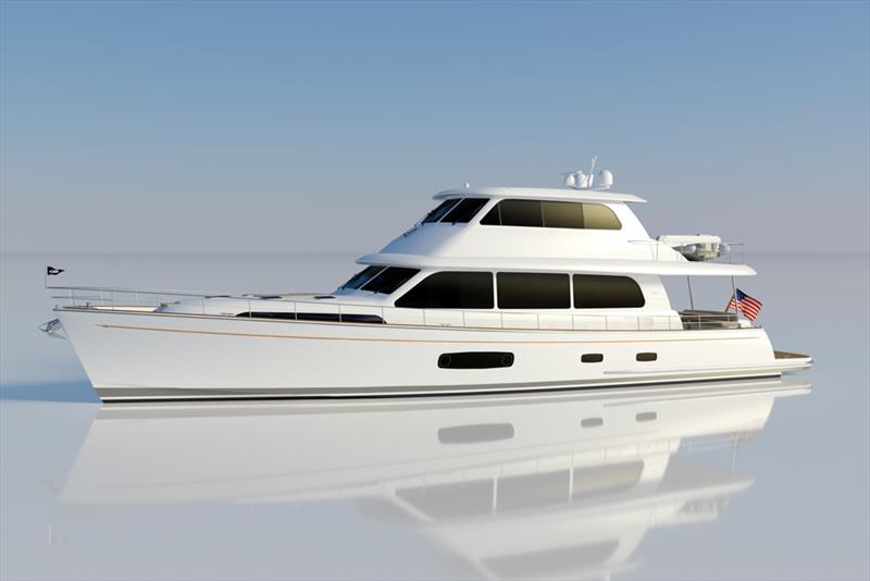 Grand Banks 85 Skylounge - photo © Grand Banks Yachts