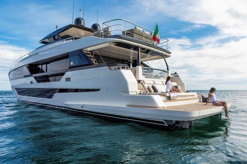 Ferretti Yachts 1000 photo copyright Alberto Cocchi taken at  and featuring the Power boat class