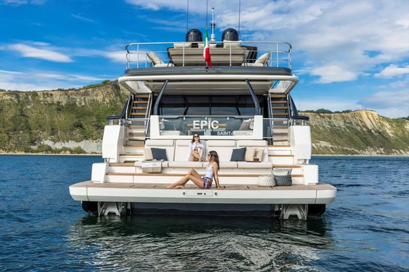 Ferretti Yachts 1000 photo copyright Alberto Cocchi taken at  and featuring the Power boat class