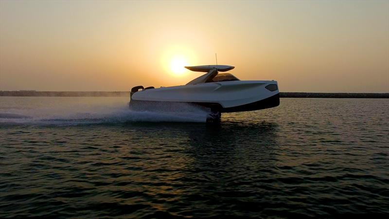 Enata Foiler - 10-metre Foiler, the 'Flying Yacht photo copyright Timata taken at  and featuring the Power boat class