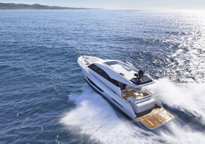 Sooooooooo much room - much bigger than the 55 would suggest - Maritimo S55 photo copyright Maritimo taken at  and featuring the Power boat class
