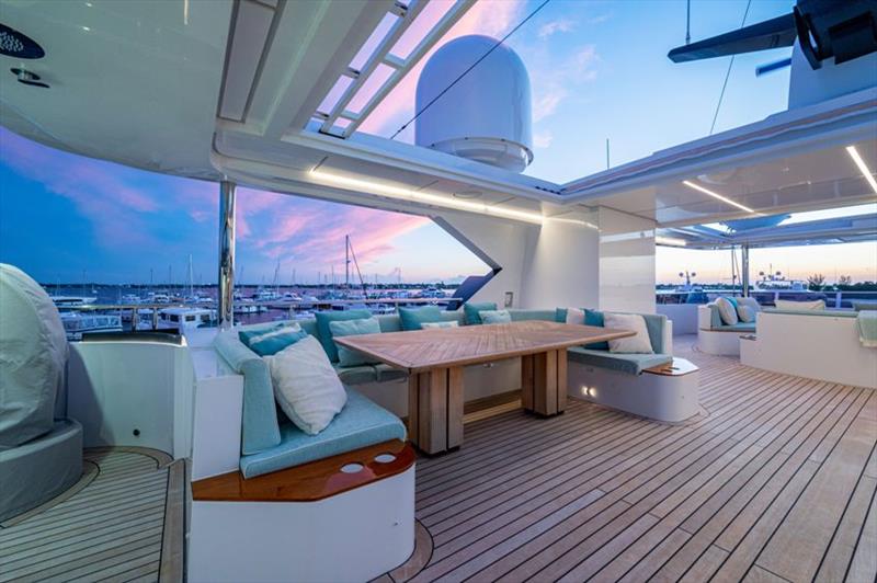 Majesty 140 Hull #3 Sundeck photo copyright Majesty Yachts taken at  and featuring the Power boat class