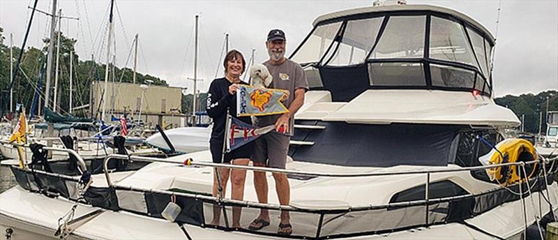 Larry and April Smith photo copyright Aquila Boats taken at  and featuring the Power boat class