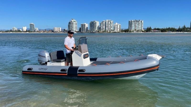 Lomac IN 540 Spearfishing photo copyright Flagstaff Marine taken at  and featuring the Power boat class