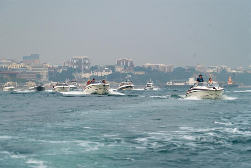 Display of Sunseeker yachts - photo © Sunseeker International