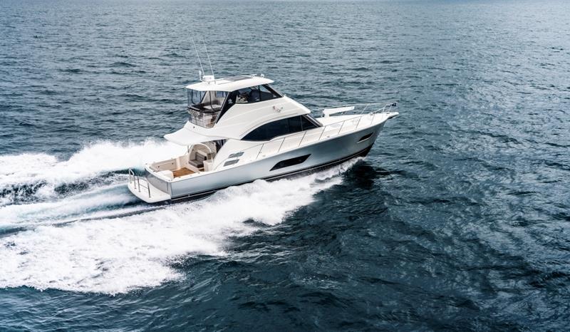 The blue-water heritage Riviera 54 Enclosed Flybridge exemplifies the outstanding indoor/outdoor lifestyle features for which Riviera is internationally revered. - photo © Riviera Australia