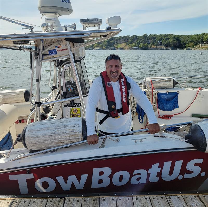 Steven Rhoades, new owner of TowBoatUS Grand Lake photo copyright Scott Croft taken at  and featuring the Power boat class