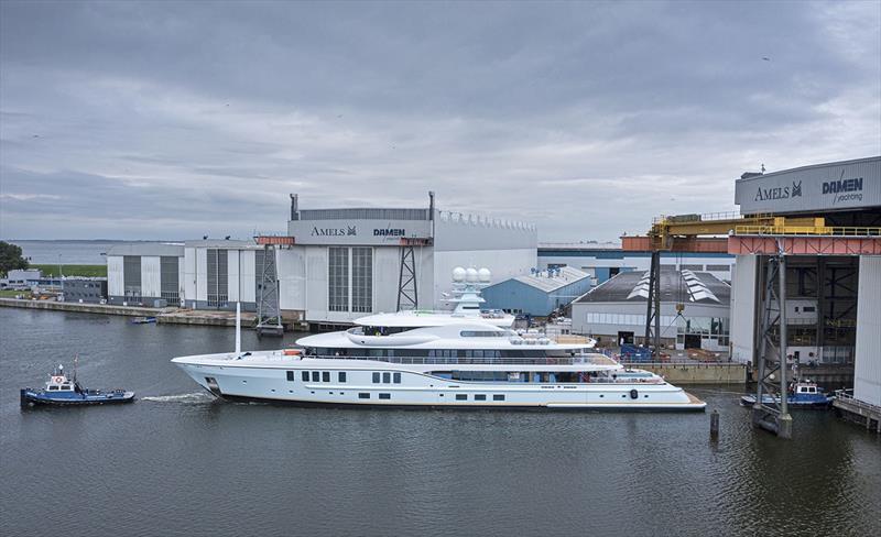 Amels 242 Project Shadow - photo © Amels/Damen Yachting