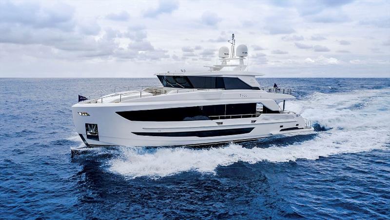 Horizon FD90 Skyline photo copyright Horizon Yachts taken at  and featuring the Power boat class