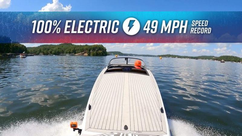 Vision Marine shatters speed record with Bruce 22 photo copyright Vision Marine taken at  and featuring the Power boat class