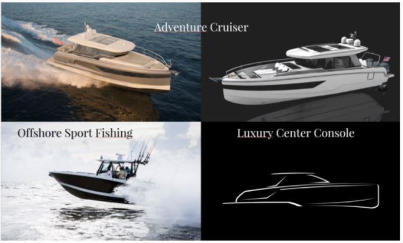 Two new ranges for Wellcraft: Adventure cruiser and luxury center console photo copyright Groupe Beneteau taken at  and featuring the Power boat class