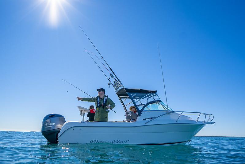 Boating Lifestyle: out fishing with the family in classic conditions - photo © Cruise Craft