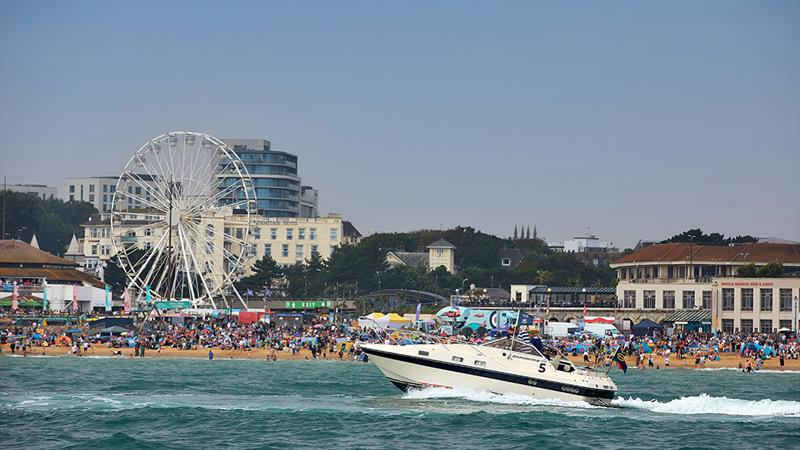 Sunseeker Parade at Bournemouth Air Festival photo copyright Sunseeker International taken at  and featuring the Power boat class