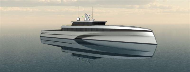 57m stabilised monohull explorer yacht - photo © Bury Design