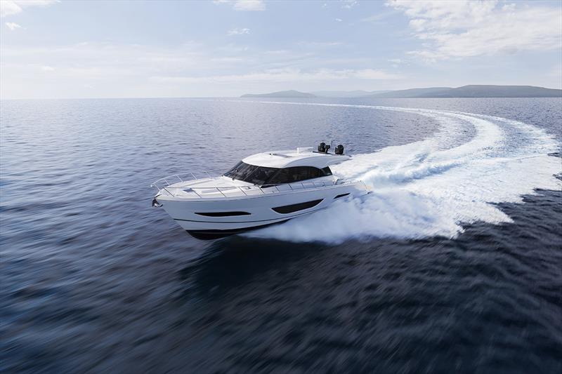 Twin 800 up to optional 1150hp Diesels will ensure there is plenty of zip in the new Maritimo S60 - photo © Maritimo