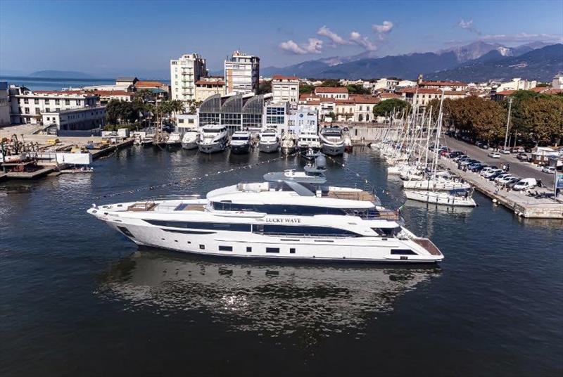 Benetti MY Lucky Wave launch Diamond - photo © Benetti Yachts