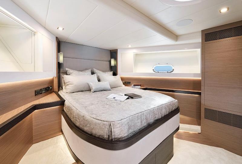 Horizon E81 Hull 2 Fwd VIP Stateroom - photo © Horizon Yachts