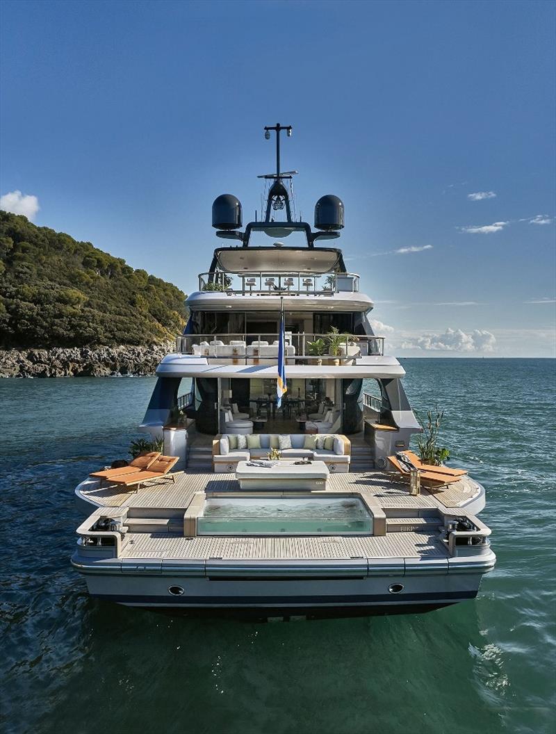 Benetti Oasis 40m - Aft view photo copyright Benetti Yachts taken at  and featuring the Power boat class