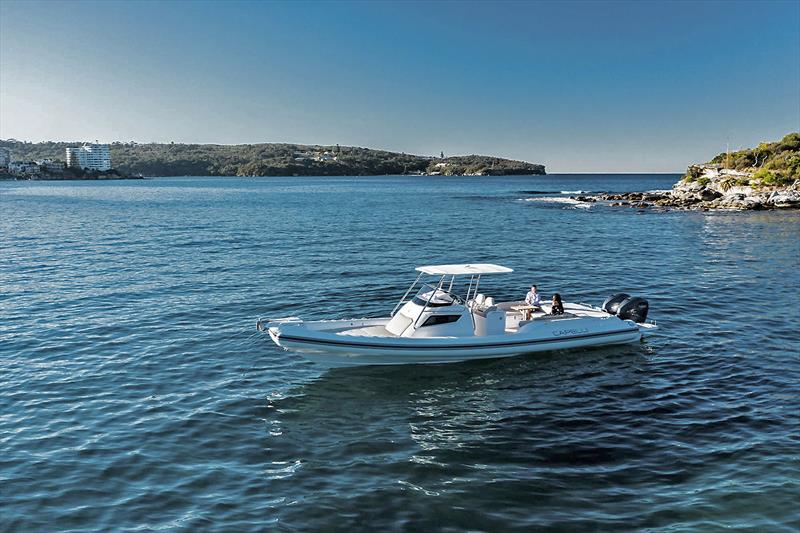 Relaxing on Sydney Harbour aboard the Capelli Tempest 40 photo copyright Short Marine taken at  and featuring the Power boat class