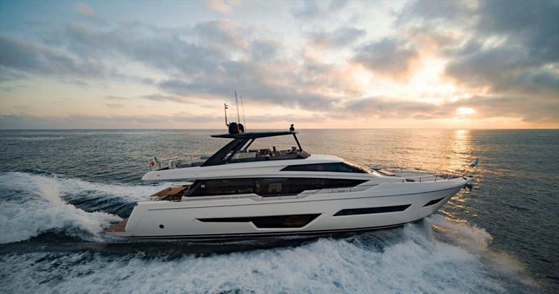 Ferretti Yachts 780 photo copyright Ferretti Group taken at  and featuring the Power boat class