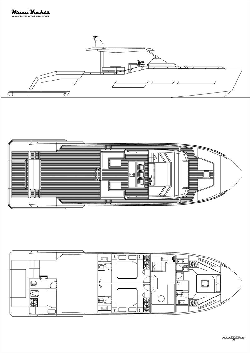 Mazu 62 photo copyright Mazu Yachts taken at  and featuring the Power boat class