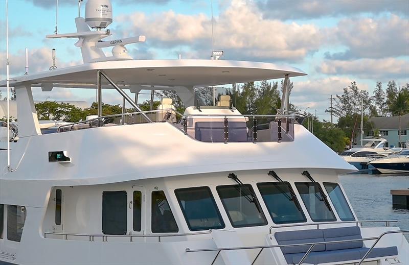 Outer Reef's innovative Bridgeview Deck demonstration - photo © Outer Reef Yachts