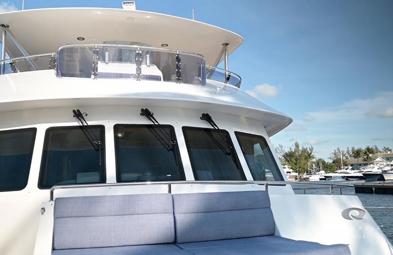 Outer Reef's innovative Bridgeview Deck demonstration photo copyright Outer Reef Yachts taken at  and featuring the Power boat class