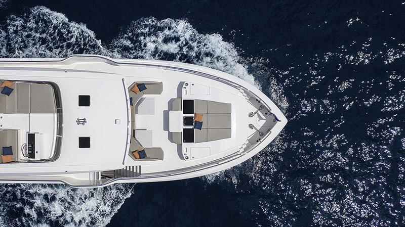 Horizon Tri-Deck FD92 photo copyright Horizon Yachts taken at  and featuring the Power boat class