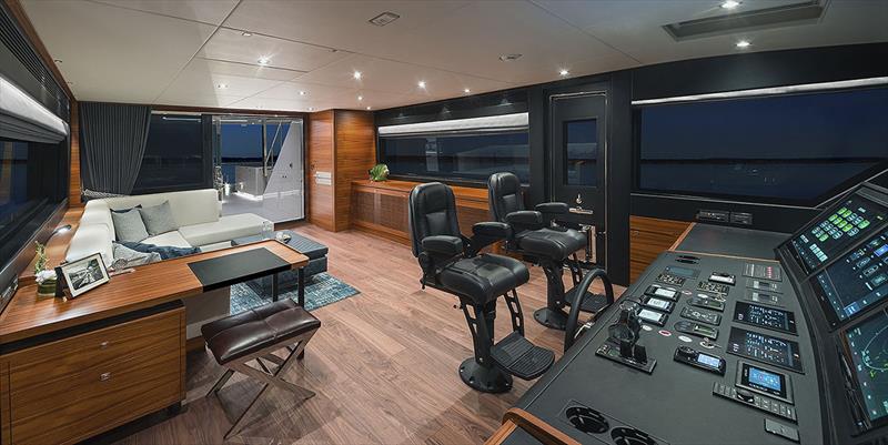 Horizon Tri-Deck FD92 - Skylounge photo copyright Horizon Yachts taken at  and featuring the Power boat class