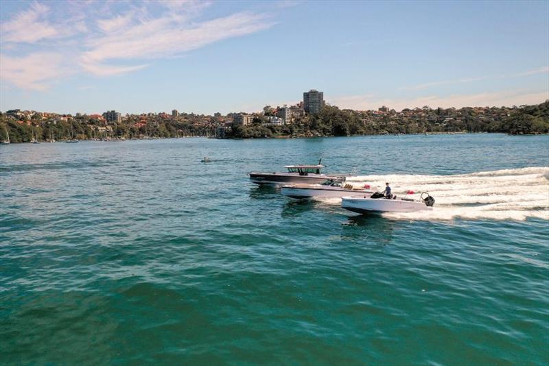 Axopar 37 Cross Cabin, Axopar 28 T-Top and Axopar 22 Spyder Adventure - photo © eyachts