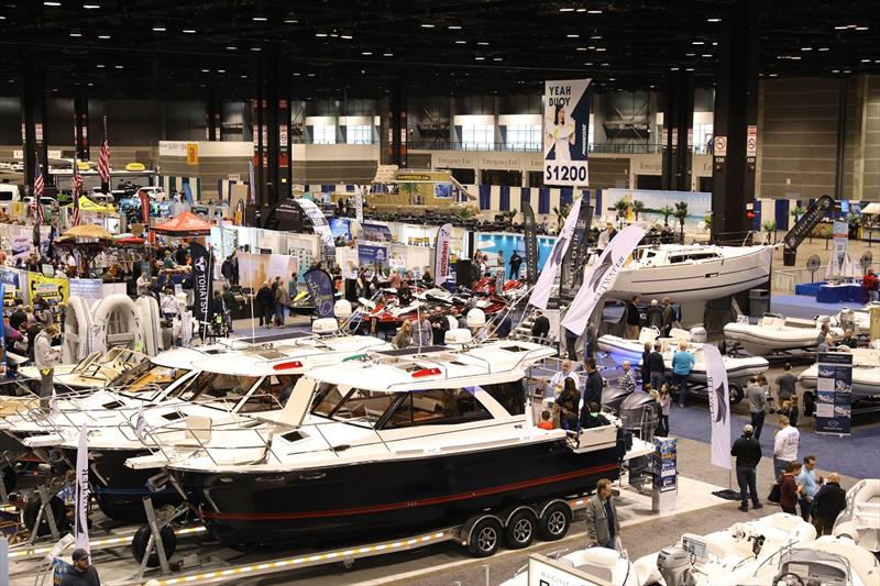 Chicago Boat Show for the Heron Agency photo copyright George Burns taken at  and featuring the Power boat class