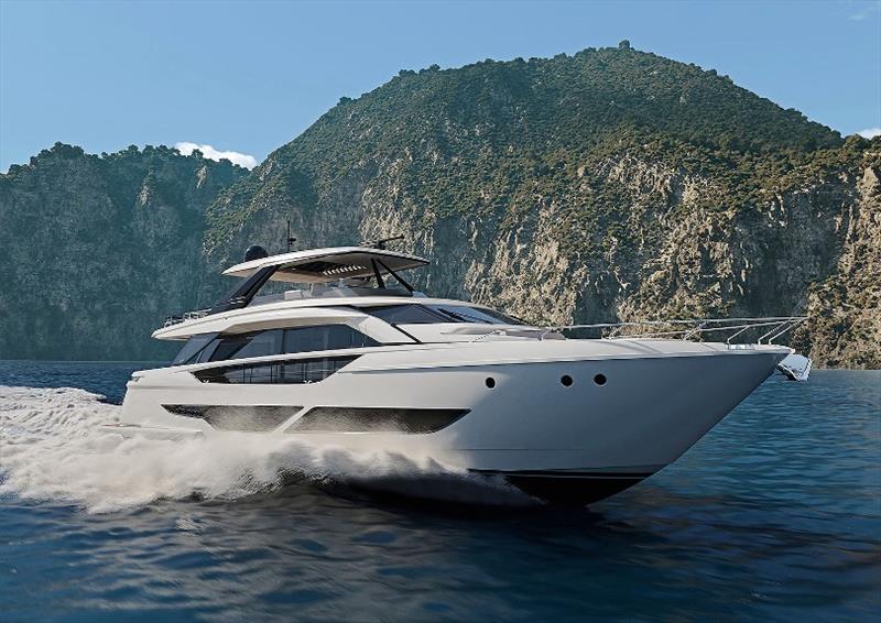 Ferretti Yachts 860 photo copyright Ferretti Group taken at  and featuring the Power boat class