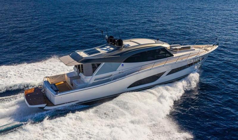 The Riviera 645 SUV combines the blue-water hull pedigree of the lauded Sports Motor Yachts with the single-level living attributes of a Sport Yacht photo copyright Riviera Australia taken at  and featuring the Power boat class