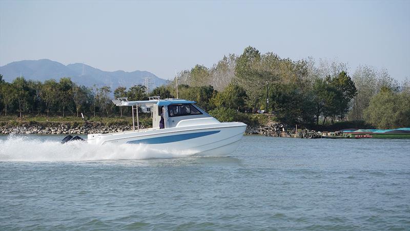 Aquila 28 Molokai Cuddy Power Catamaran - photo © MarineMax