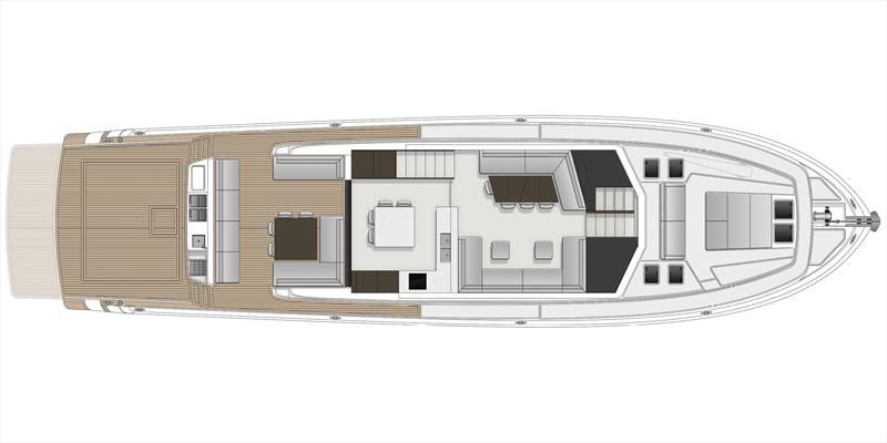 Maritimo M75 Main deck level - photo © Maritimo