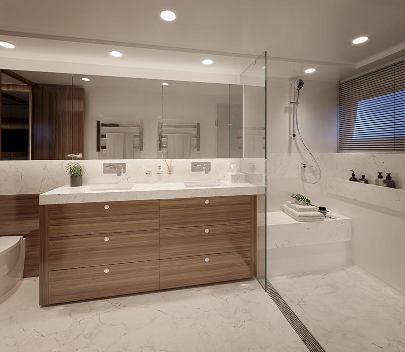 Maritimo M75 - Owner's Bathroom - photo © Maritimo