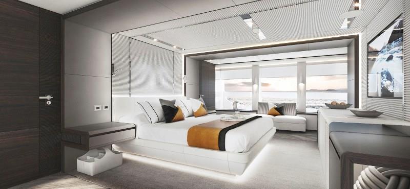 YN 20350, Project Jade - Owner's Stateroom - photo © Heesen Yachts