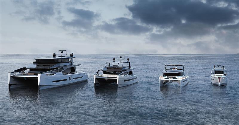 Ocean Eco Range - Ocean ECO 54, 60, and 90 powercats, and Ocean Cruise 50 monohull - photo © Alva Yachts