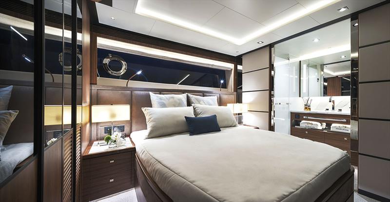 Horizon FD90 STBD VIP Stateroom photo copyright Horizon Yachts taken at  and featuring the Power boat class