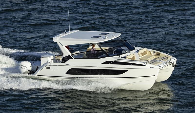 Aquila Power Catamarans has recently expanded their global reach by partnering with FC Yacht based in Cagliari, Italy photo copyright Onne van der Wal taken at  and featuring the Power boat class