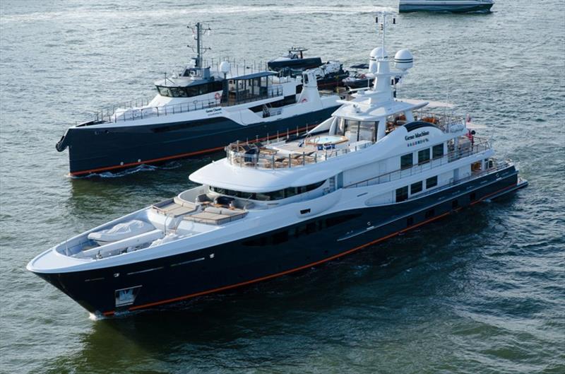 Gene Machine and Gene Chaser - photo © Amels/Damen Yachting