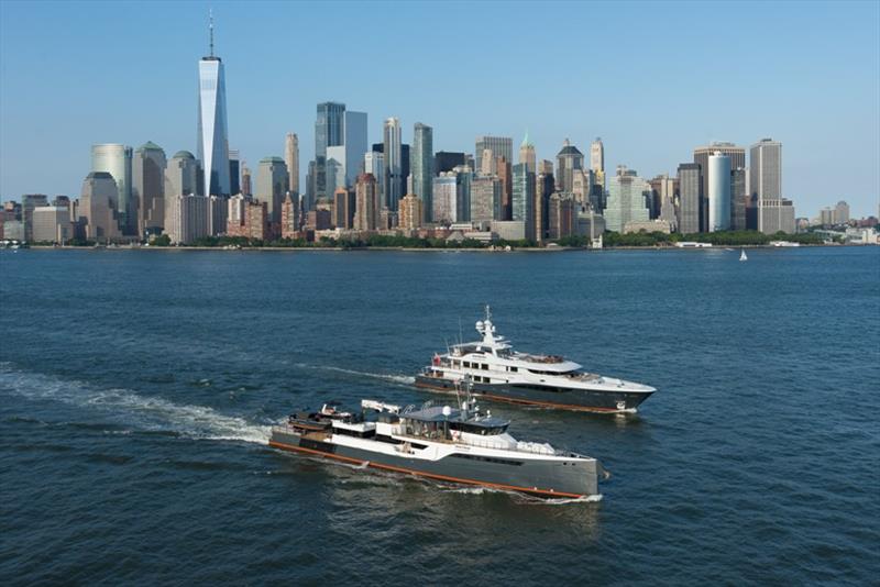 Gene Machine and Gene Chaser - photo © Amels/Damen Yachting