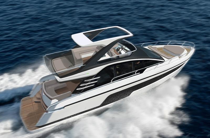 The new Fairline Squadron 58 - photo © Fairline Yachts